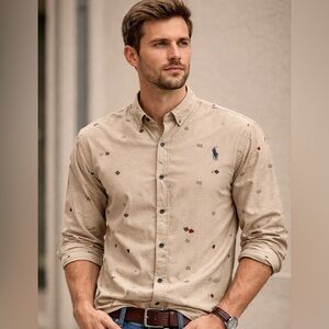 Western Flare Men’s Dress Shirt-Polo by Ralf Lauren